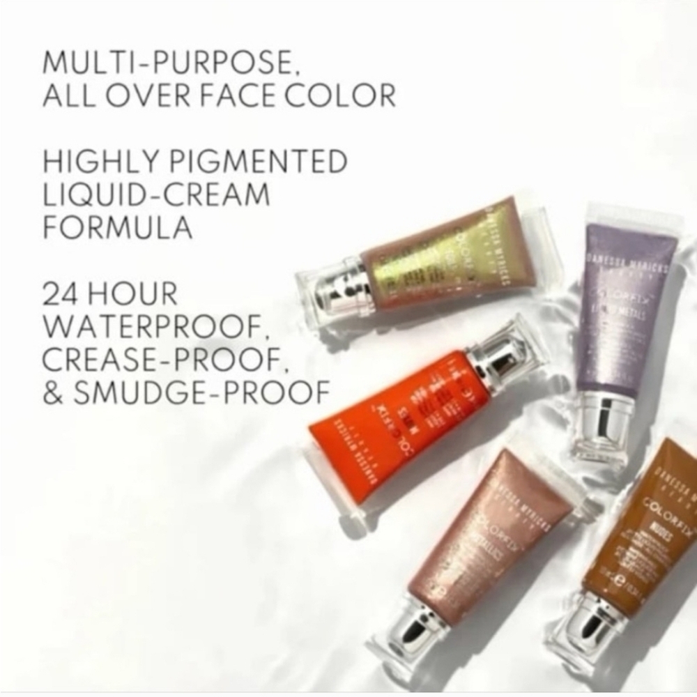 NIB Danessa Myricks Beauty Colorfix Liquid Metals Waterproof Pigment Sealed 24K - Picture 2 of 5